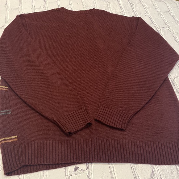 Haggar XXL Mens Plaid Knit Winter Sweater - Picture 4 of 5